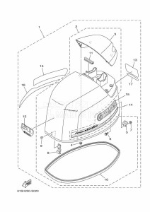 FT50CET drawing FAIRING-UPPER