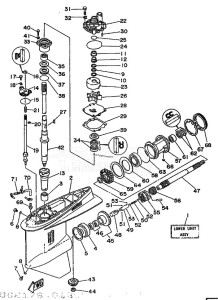 175B drawing PROPELLER-HOUSING-AND-TRANSMISSION-1