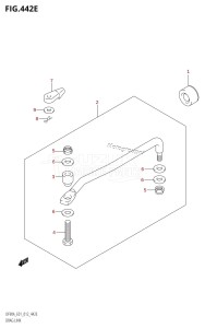 DF70A From 07003F-310001 (E01 E40)  2013 drawing DRAG LINK (DF80A:E01)