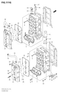 20002Z-310001 (2013) 200hp E03-USA (DF200Z) DF200Z drawing CYLINDER HEAD (DF250ST:E03)