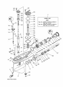 F100BETX drawing PROPELLER-HOUSING-AND-TRANSMISSION-1