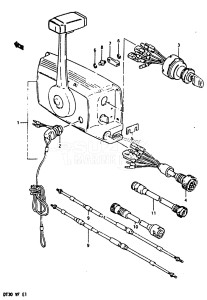 DT30 From 03001-511087 ()  1984 drawing OPTIONAL : REMOTE CONTROL (1)