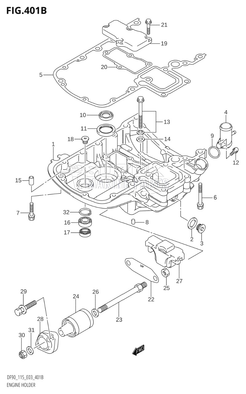 ENGINE HOLDER (K6,K7,K8,K9,K10,011)