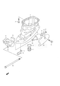 DF 140 drawing Drive Shaft Housing