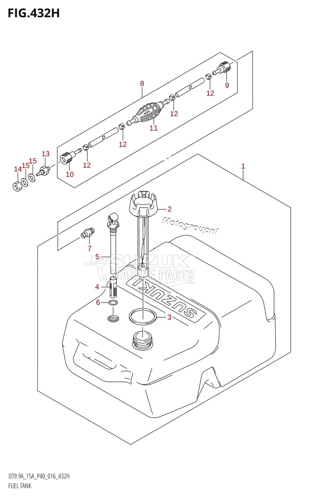 FUEL TANK (DT15A:P81)