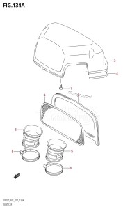 DF225T From 22503F-210001 (E01)  2012 drawing SILENCER