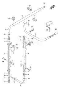 Outboard DF 250AP drawing Fuel Injector