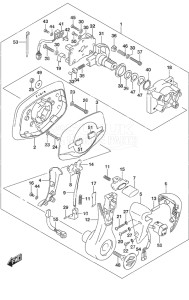 Outboard DF 250AP drawing Flush Mount Remocon