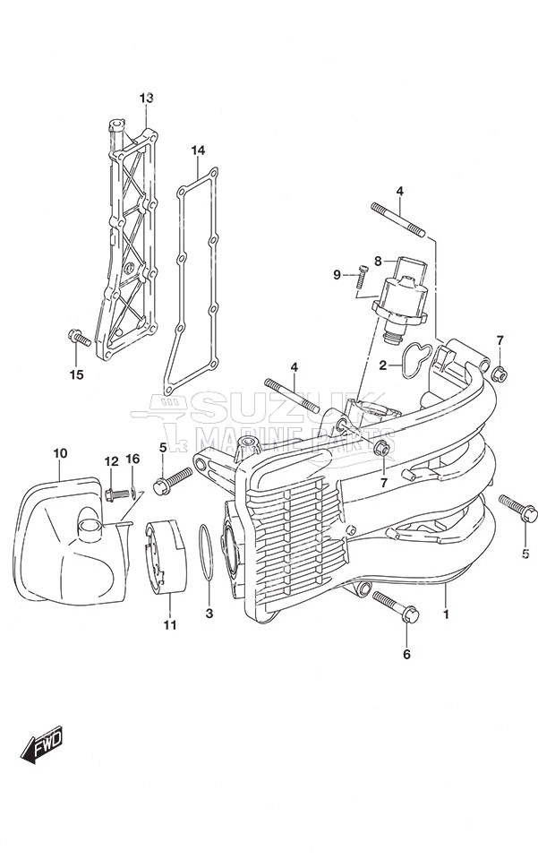 Intake Manifold/Silencer/Exhaust Cover