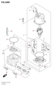 DF115A From 11503F-510001 (E01 E40)  2015 drawing PTT MOTOR (DF140AT:E01)