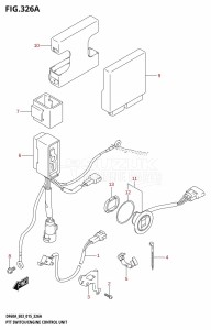 DF60A From 06003F-510001 (E03)  2015 drawing PTT SWITCH /​ ENGINE CONTROL UNIT (DF40A:E03)