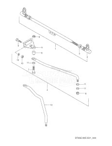 DT30C From 03003-131001 ()  1991 drawing OPTIONAL : TIE-ROD