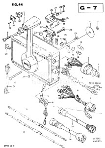 DT50 From 5002-300001 ()  1978 drawing OPT : REMOTE CONTROL (2)