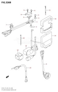 DF175Z From 17502Z-210001 (E01 E40)  2012 drawing PTT SWITCH /​ ENGINE CONTROL UNIT (DF150T:E40)