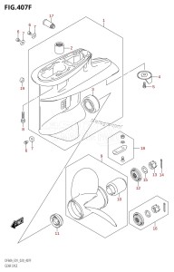 DF60A From 06002F-040001 (E01 E40)  2020 drawing GEAR CASE (DF60ATH:E01)