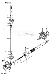 DT5 From 0501-300001 till 336482 ()  1978 drawing TRANSMISSION (MODEL QD /​ VE)