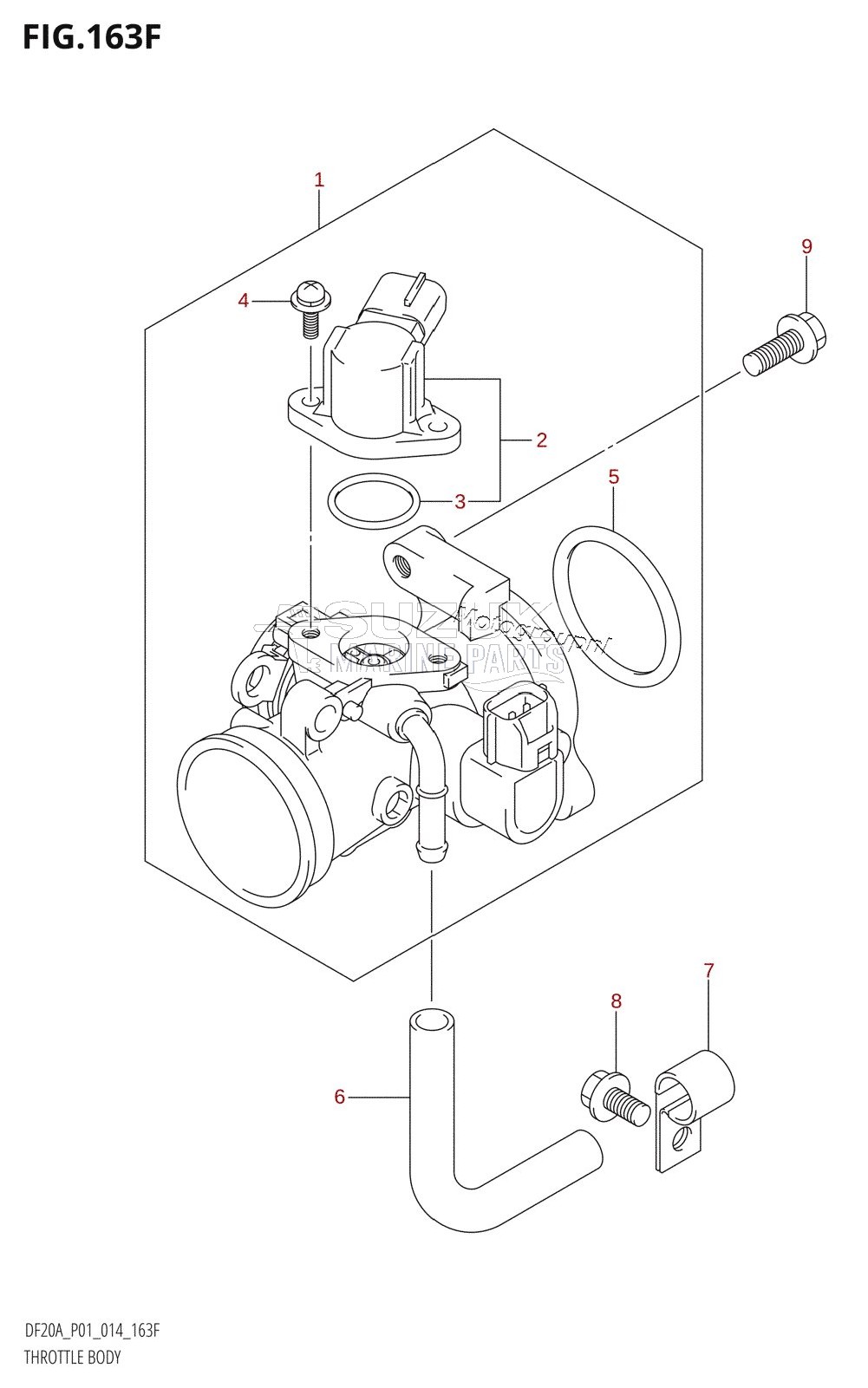 THROTTLE BODY (DF15ATH:P01)