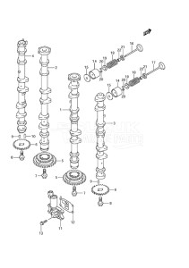 Outboard DF 250AP drawing Camshaft