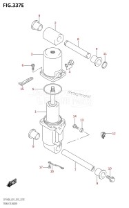 DF115AZ From 11503Z-510001 (E01 E40)  2015 drawing TRIM CYLINDER (DF115AZ:E40)