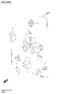 DF60A From 06002F-510001 (E01 E40)  2015 drawing SENSOR (DF60AVT:E01)