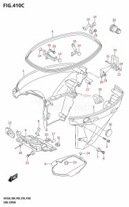 DF25A From 02504F-810001 (P03)  2018 drawing SIDE COVER (DF25ATH,DF30ATH)