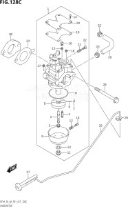 00403F-710001 (2017) 4hp P01-Gen. Export 1 (DF4A) DF4A drawing CARBURETOR (DF6A:P01)