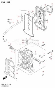 DF40A From 04003F-710001 (E03)  2017 drawing CYLINDER HEAD (DF60AVT:E03)