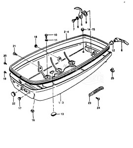 DT9.9 From 992100001 ()  1988 drawing LOWER COVER