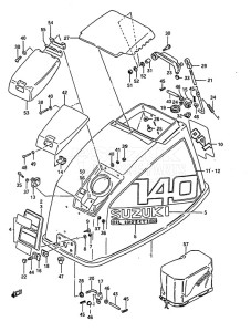 DT 140 drawing Engine Cover