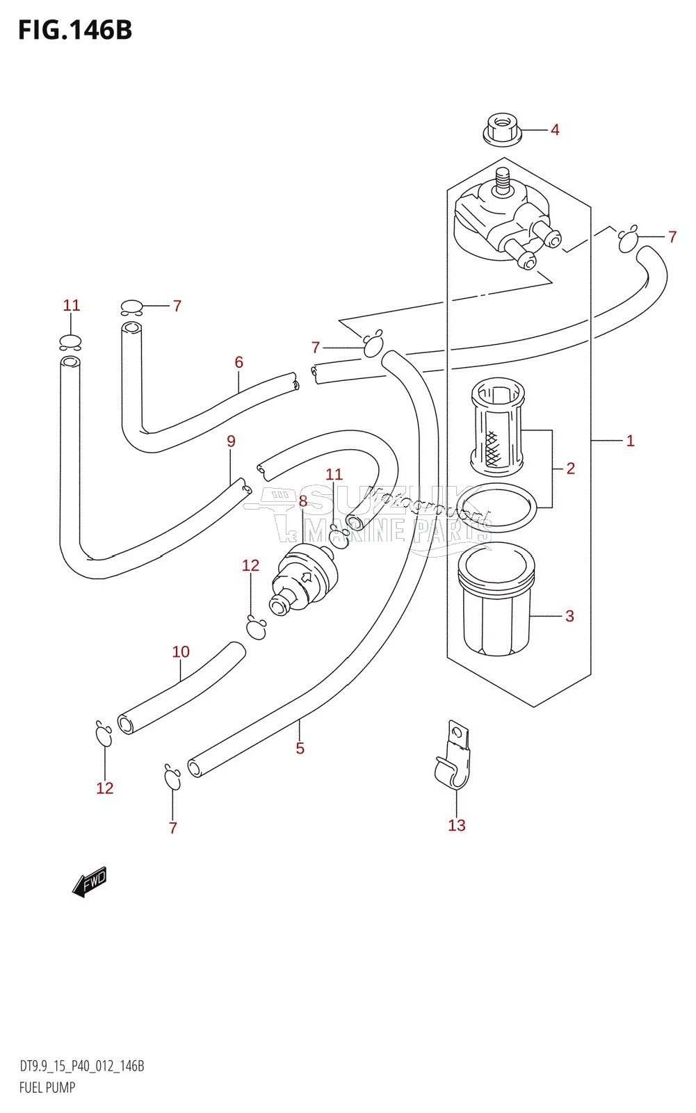 FUEL PUMP (DT9.9K:P40)