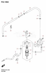 DF200AZ From 20003Z-610001 (E03)  2016 drawing FUEL PUMP (DF200AT:E01)