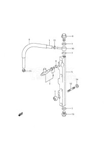 DF 140A drawing Fuel Injector