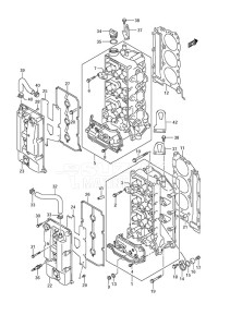 DF 250 drawing Cylinder Head