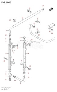 DF250 From 25003F-510001 (E01 E40)  2015 drawing FUEL INJECTOR (DF250T:E40)