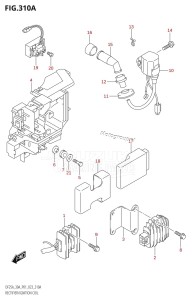 DF30A From 03003F-140001 (P01)  2021 drawing RECTIFIER /​ IGNITION COIL (DF25A)