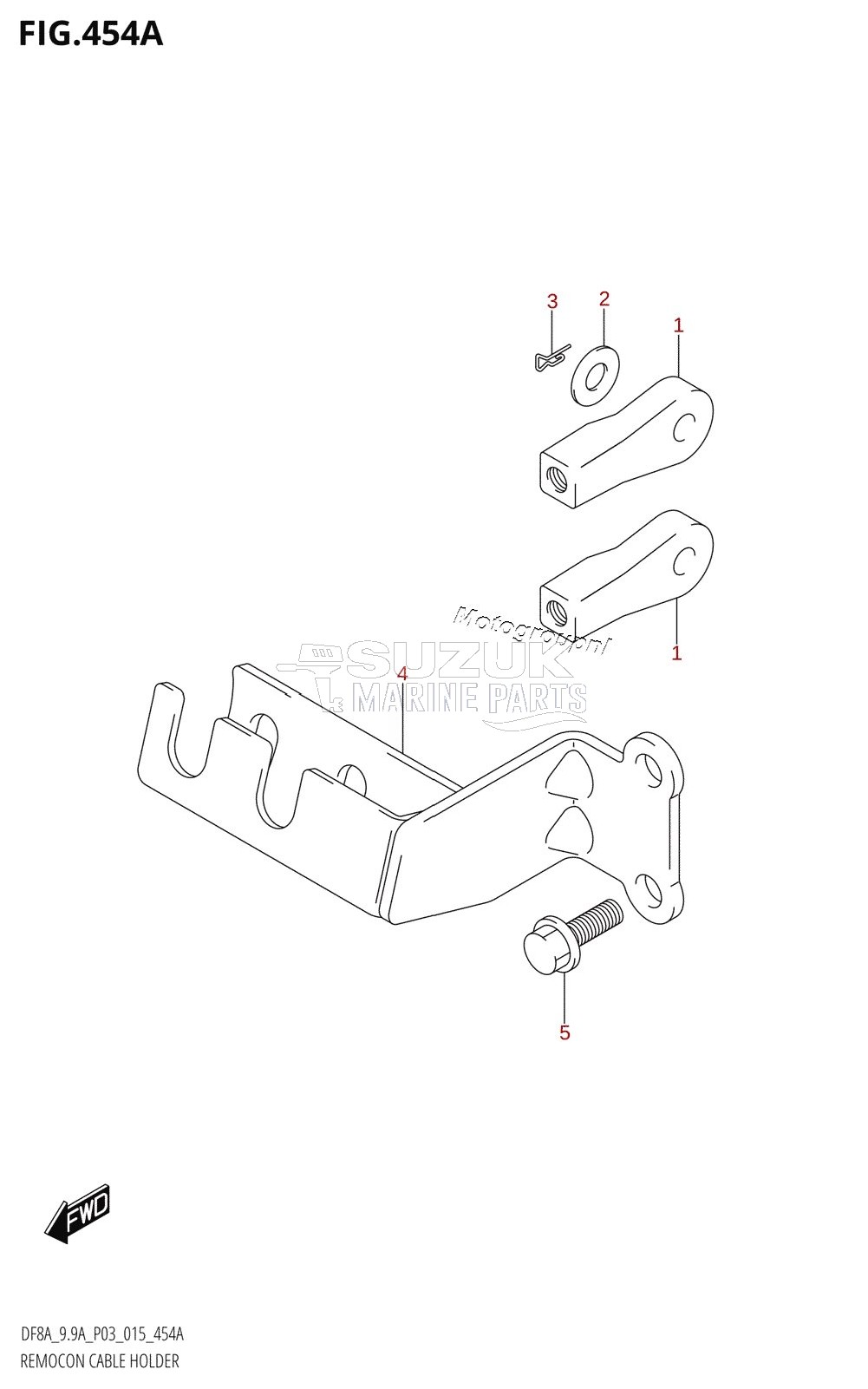 REMOCON CABLE HOLDER (DF8AR:P03)