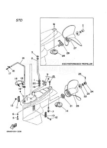 115CETOX drawing PROPELLER-HOUSING-AND-TRANSMISSION-2