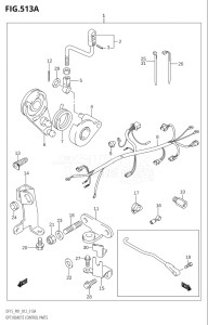 01503F-210001 (2012) 15hp P01-Gen. Export 1 (DF15  DF15R) DF15 drawing OPT:REMOTE CONTROL PARTS (DF15:P01)