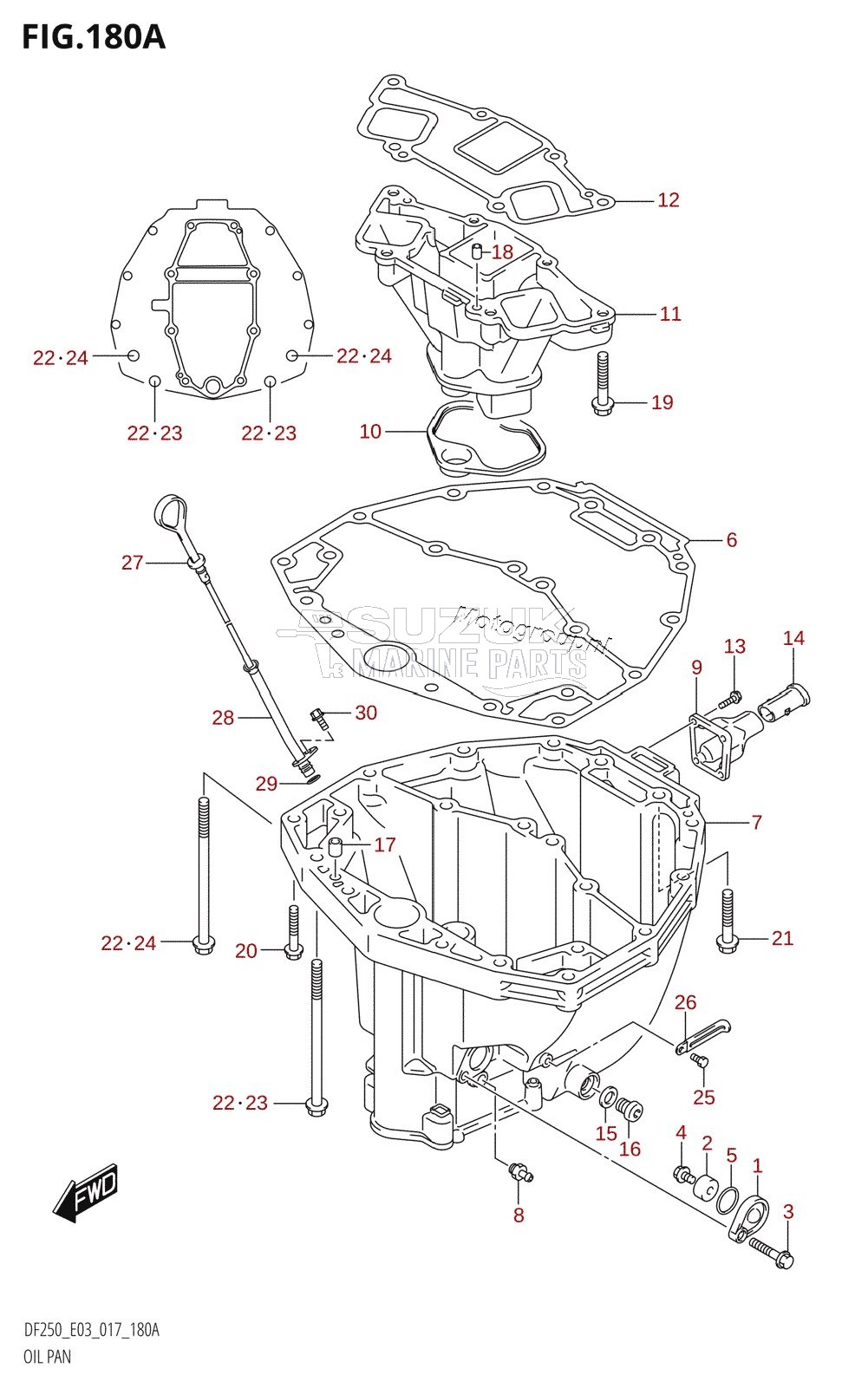 OIL PAN (DF200T:E03)