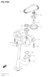 DF200 From 20002F-710001 (E03)  2017 drawing OIL PUMP