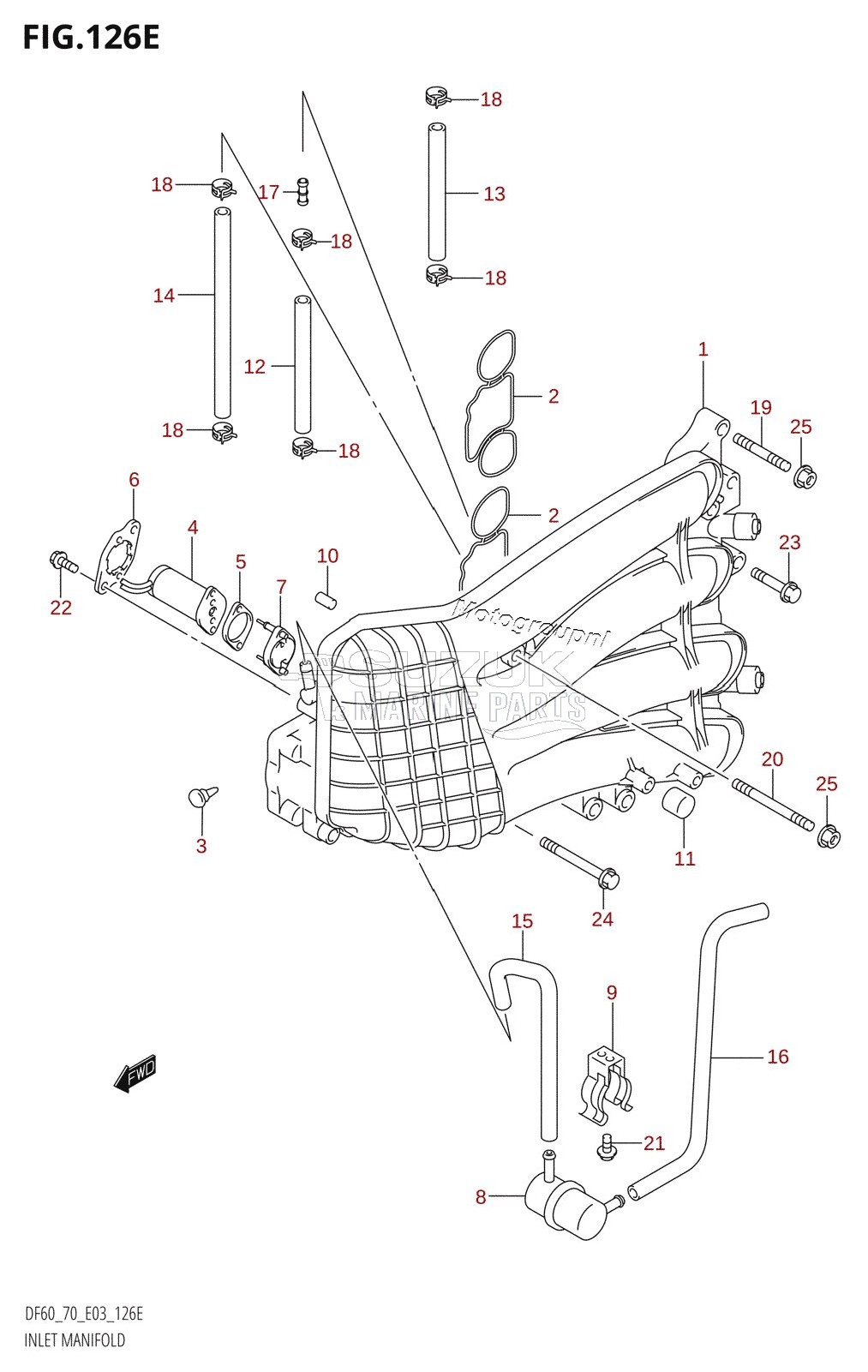 INLET MANIFOLD (K2,K3,K4,K5,K6,K7,K8,K9)