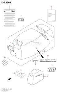 DT30 From 03005-310001 ()  2013 drawing ENGINE COVER (DT30:P40)