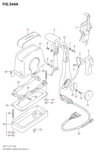 DF70 From 07001F-861001 (E01)  1998 drawing OPT:REMOTE CONTROL ASSY SINGLE (1) (K5,K6,K7,K8,K9)