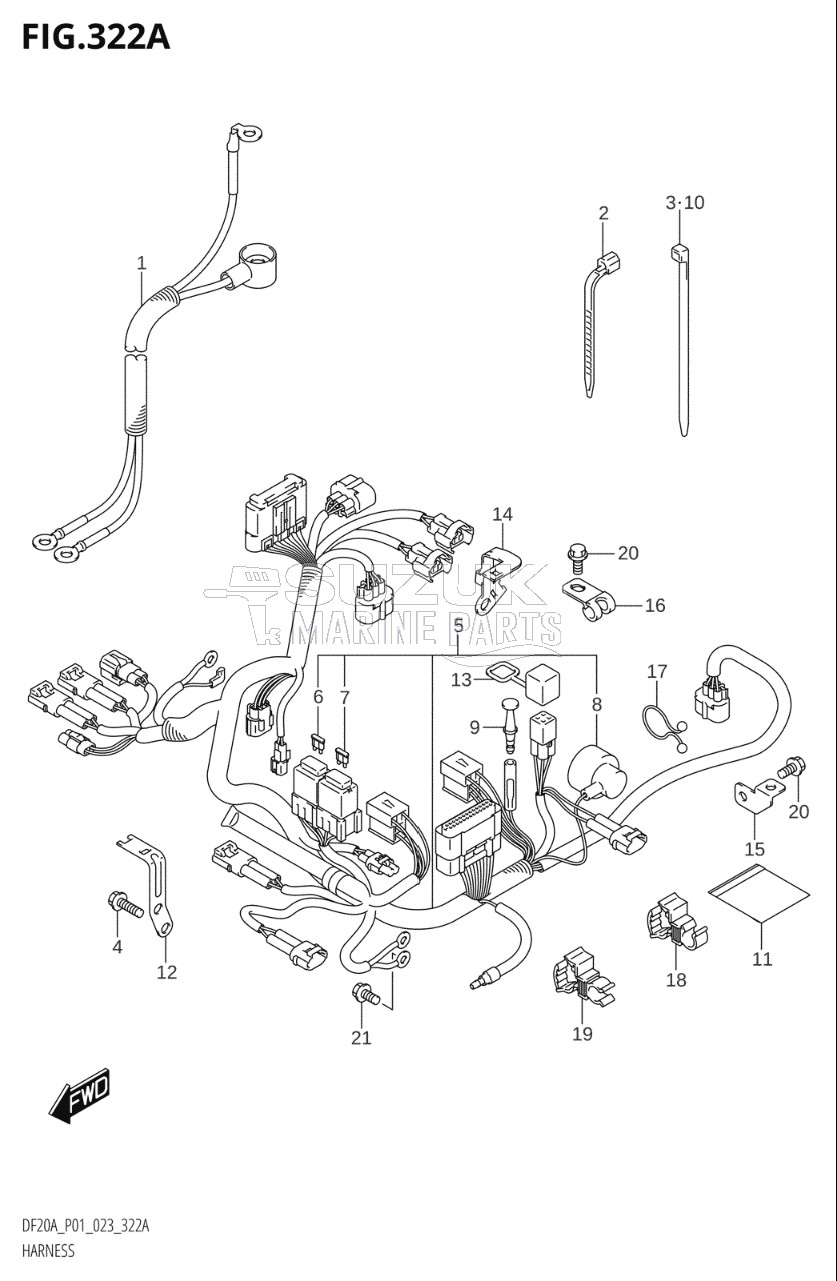 HARNESS (DF9.9B,DF15A,DF20A)