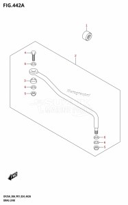 DF25A From 02504F-440001 (P01)  2024 drawing DRAG LINK (DF25AT,DF30AR,DF30AT)