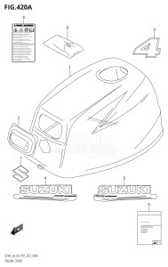 DF6A From 00603F-140001 (P01)  2021 drawing ENGINE COVER (DF4A:020)