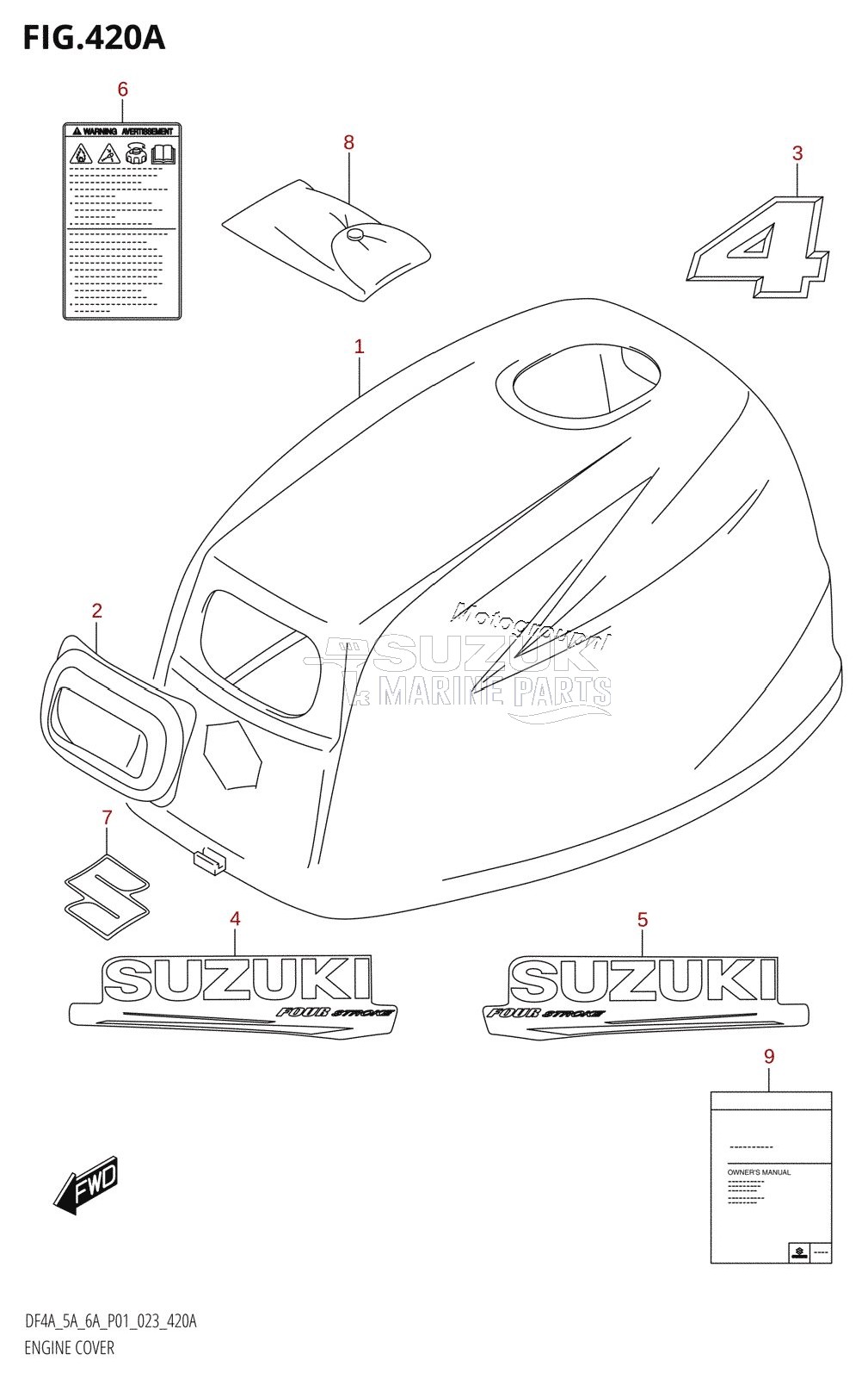 ENGINE COVER (DF4A:020)