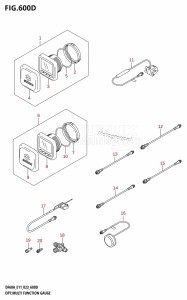 DF60A From 06002F-140001 (E01 E40 E11)  2021 drawing OPT:MULTI FUNCTION GAUGE ((DF40AQH,DF40ATH,DF50ATH,DF60AQH,DF60ATH,DF50AVT,DF60AVTH):(022,023))