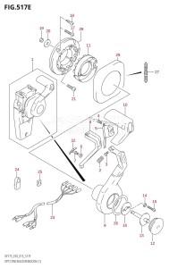 DF175T From 17502F-510001 (E03)  2015 drawing OPT:CONCEALED REMOCON (1) (DF150ST:E03)