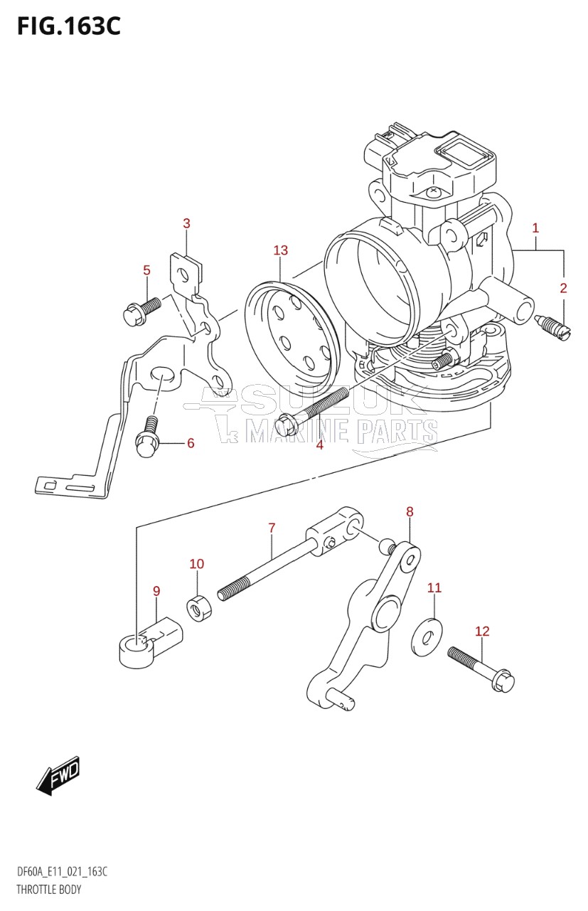 THROTTLE BODY (DF40AST,DF40ASVT)